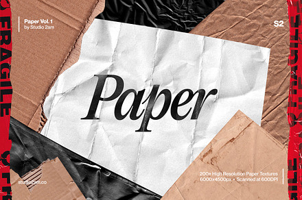 200+ Paper Textures Bundle