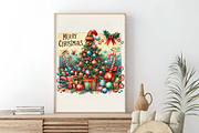 Vintage Christmas Clipart, an Illustration by Pixels.Craft (Thumbnail 6 of 7)