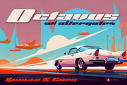 Octavus Slanted | Roman & Caps fonts, a Sans Serif Font by deFharo (Thumbnail 2 of 15)