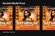 DJ Flyer, a Flyer Template by iDoodle Studio (Thumbnail 3 of 5)