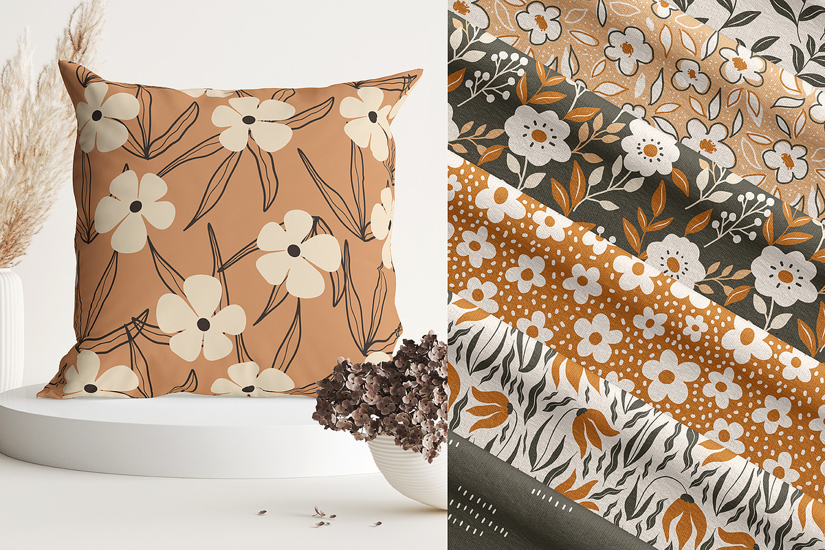 Autumn Haze - Collection of Patterns, a Pattern Graphic by Cuteanny Design (Photo 3 of 11)