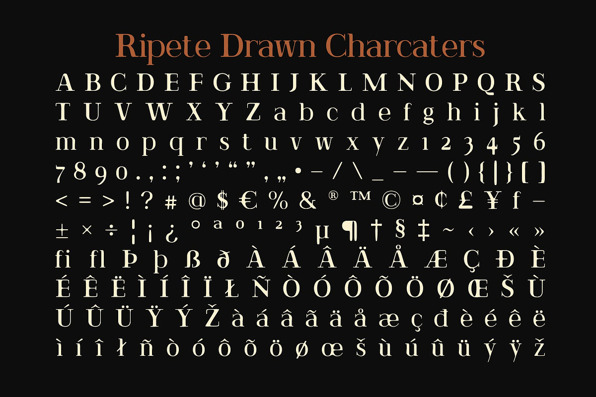 Ripete Drawn, a Serif Font by Craft Supply Co. (Photo 8 of 8)
