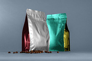 Stand Up Coffee Bag Mockups, a Packaging Mockup by Dopestype (Thumbnail 7 of 7)