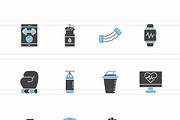 Fitness & Gym Equipment Blue & Black, an Icon by IconBunny (Thumbnail 2 of 2)