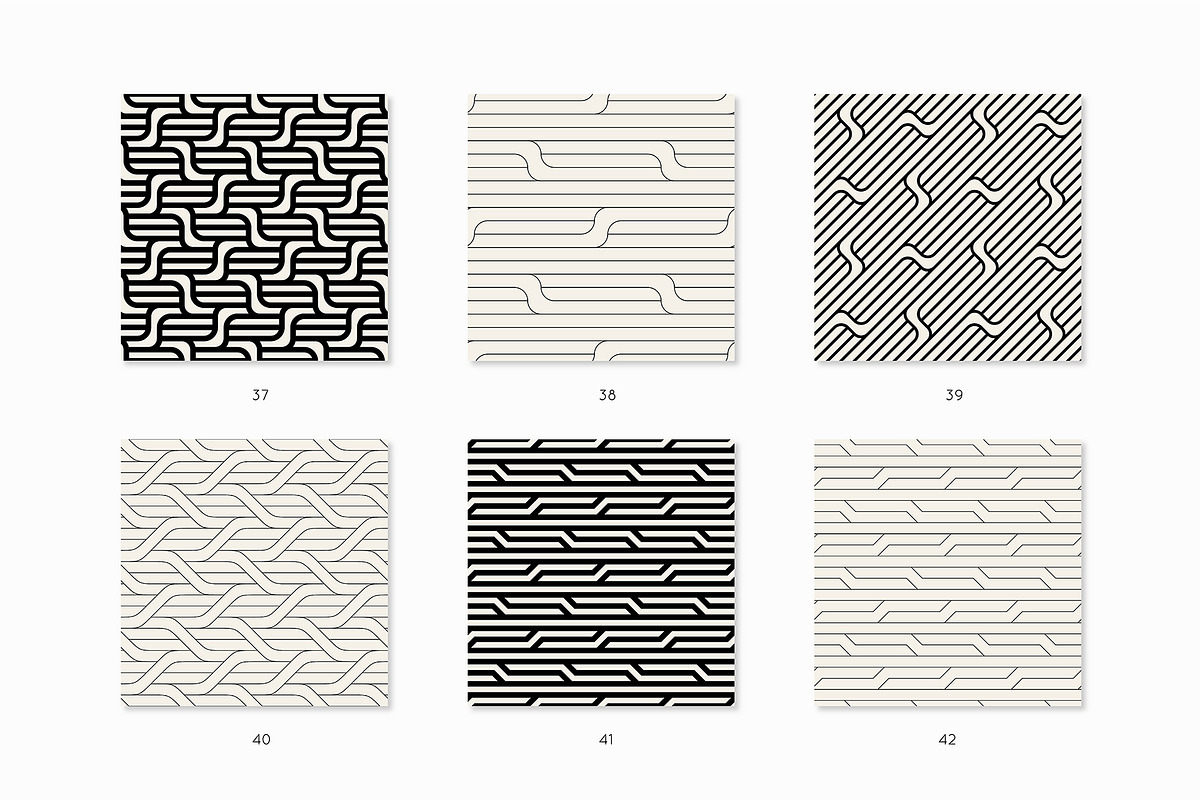 60 Geometric Seamless Patterns, a Pattern Graphic by Curly_Pat (Photo 13 of 16)