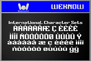 Bomberman font, a Font by weknow (Thumbnail 7 of 9)