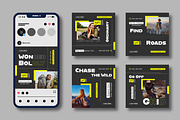 Explore and Adventure Social Media, a Social Media Template by MightyDesign (Thumbnail 2 of 8)