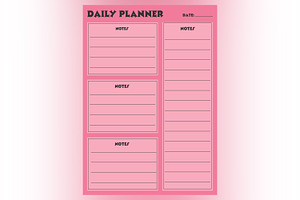 Daily Planner Sheet Design -42