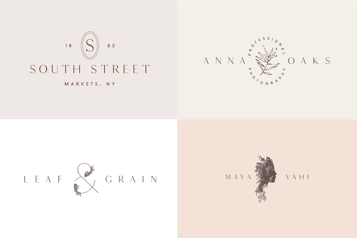 Feminine Logo Bundle, a Branding & Logo Template by Tropical Type (Photo 2 of 15)