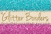 Digital Glitter Borders Clipart Pack, an Object Graphic by Paper Element (Thumbnail 3 of 5)