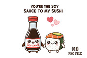 Food Pun Funny Valentine PNG, an Illustration by DreamArtGraphic (Thumbnail 1 of 6)