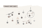 CHRISTMAS BALLS / watercolor png, an Illustration by KruthDesign (Thumbnail 2 of 7)