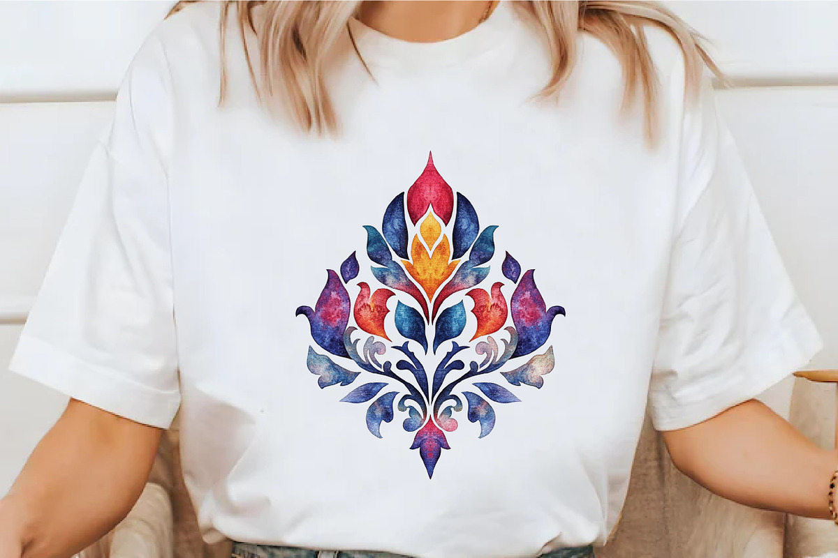 Watercolor Boho Arabian Clipart, a Decorative Illustration by designcity5 (Photo 4 of 5)