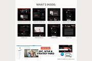 Systeme Dark Red Evergreen Webinar, a Landing Page Template by Hayley's Digital Hub (Thumbnail 3 of 10)