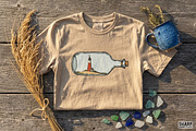 Vintage Lighthouse In A Glass, an Object Graphic by SharpMarketplace (Thumbnail 4 of 5)