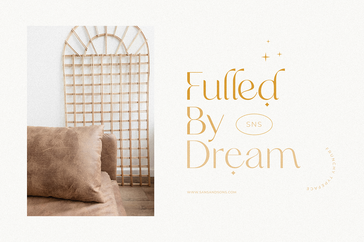 Frunchy - Modern Chic Font, a Sans Serif Font by Sans & Sons (Photo 7 of 9)