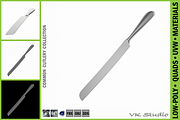 Cake Pie Knife Common Cutlery, an Object 3D Model by VK Studio (Thumbnail 1 of 6)