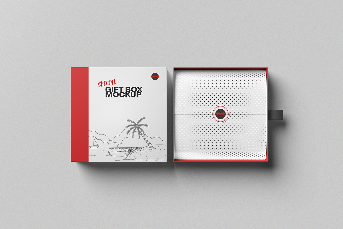Gift Box Mockup, a Packaging Mockup by hokagata (Photo 5 of 5)