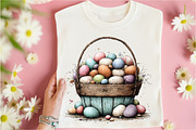 Easter Gift Basket Clipart, an Illustration by Libby Wishes (Thumbnail 7 of 9)
