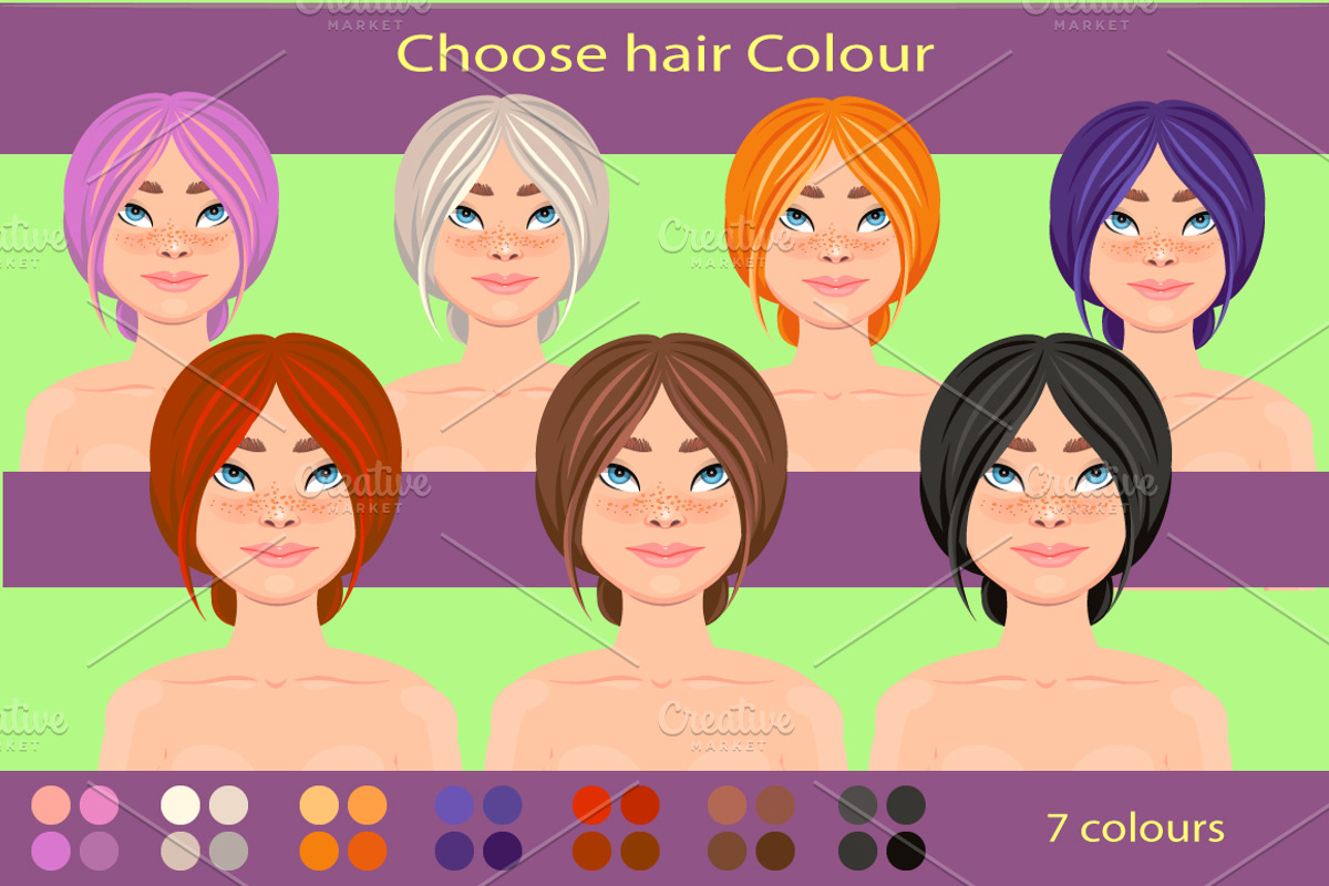 Girl avatar creator (AI), a Person Illustration by Mandarinkas art (Photo 4 of 10)