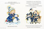 Arctic Winter Clipart, a Seasonal Illustration by Markicha Art (Thumbnail 2 of 5)