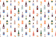 Cold drinks seamless patterns, a Pattern Graphic by Good Studio (Thumbnail 2 of 6)