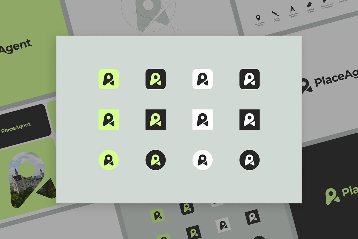 Place Agent Logo, a Branding & Logo Template by One Pixel Man (Photo 6 of 6)