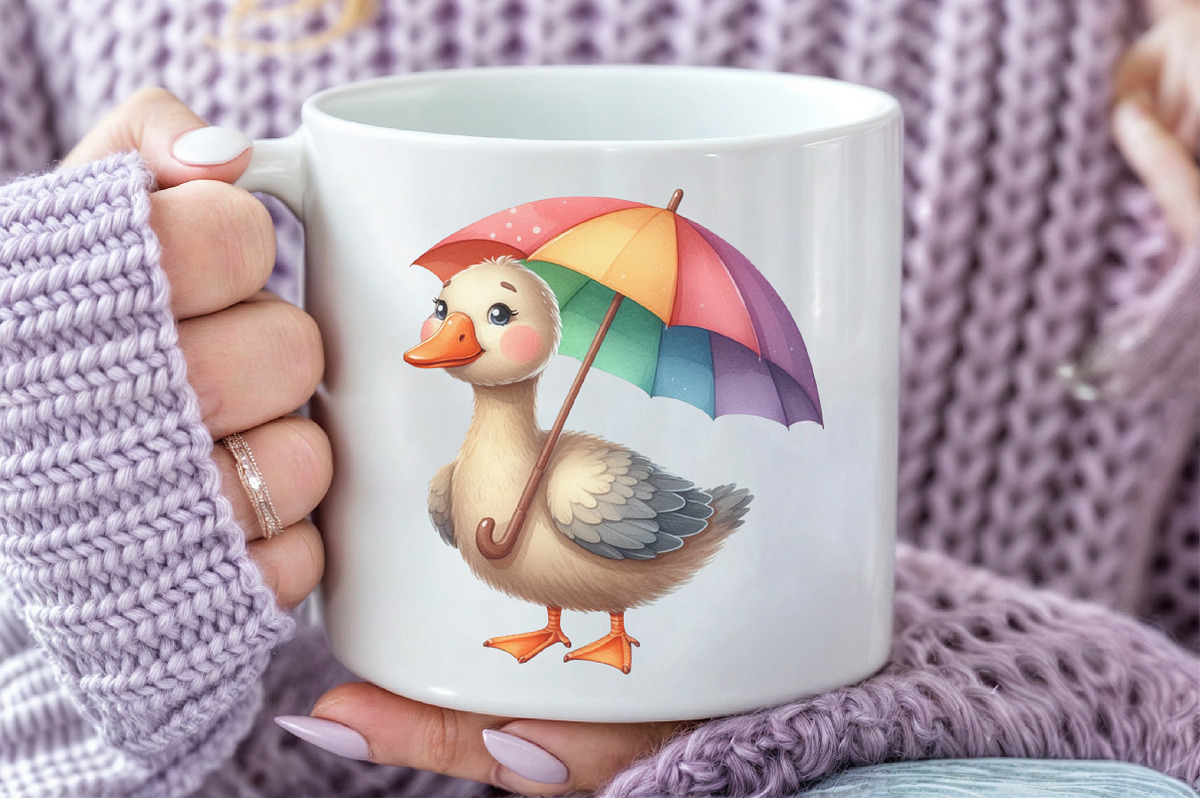 Silly Goose Clipart PNG, an Illustration by Pixels.Craft (Photo 5 of 7)