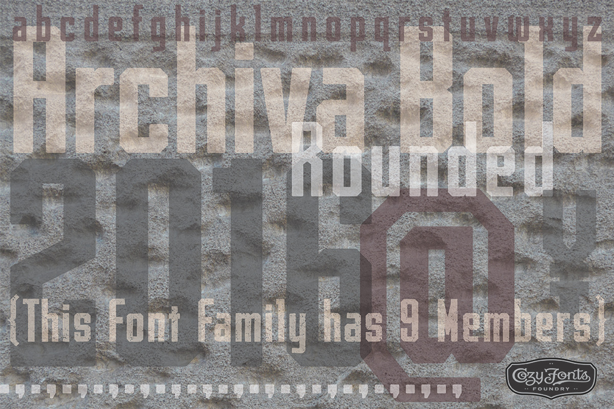 Archiva Bold Rounded preview 4