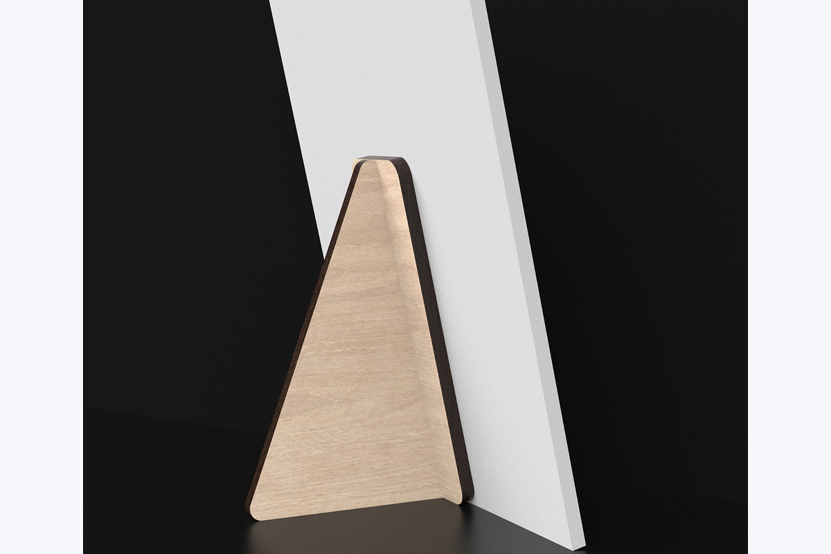 Triangle Easel Stand Backs, an Object Graphic by ThemeXDigital (Photo 2 of 9)