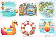 Cruise Adventure Summer Clipart PNG, a Seasonal Illustration by Canvas Craft (Thumbnail 2 of 5)