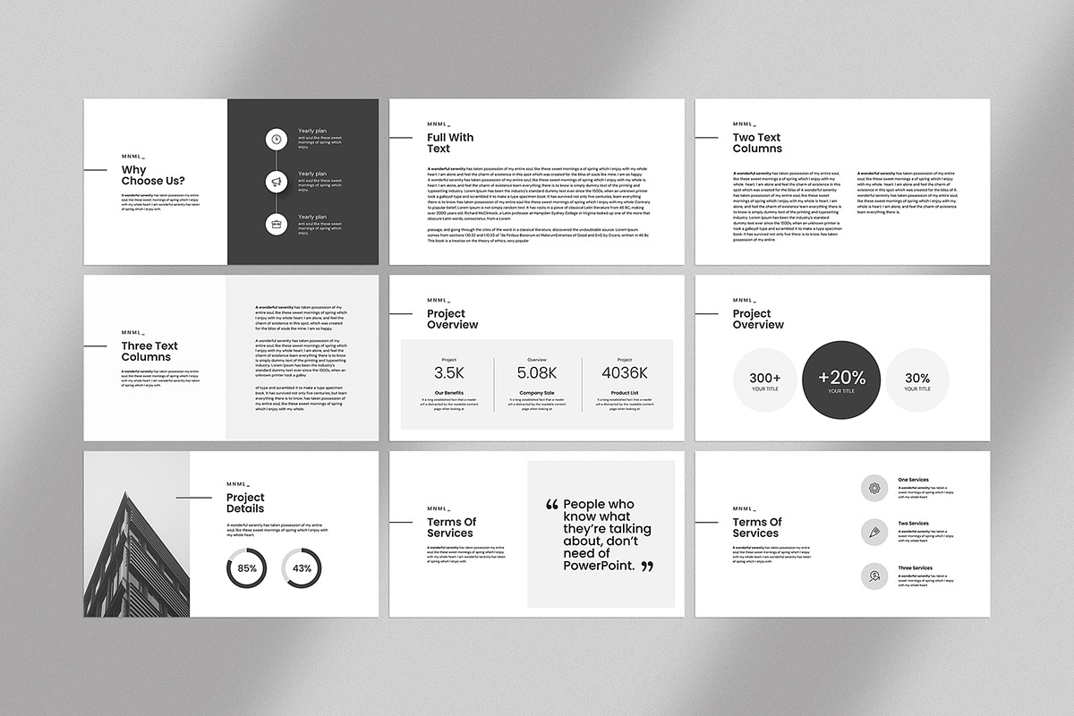 Minimal Presentation Template, a Presentation Template by evgenystudio (Photo 10 of 21)