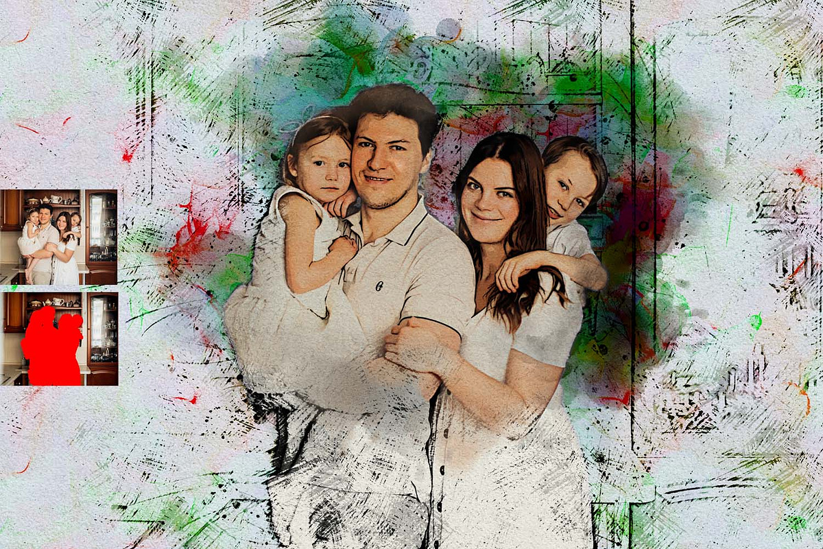 Dual Art Photoshop Action, an Action Add-On by MRI STUDIO (Photo 6 of 12)