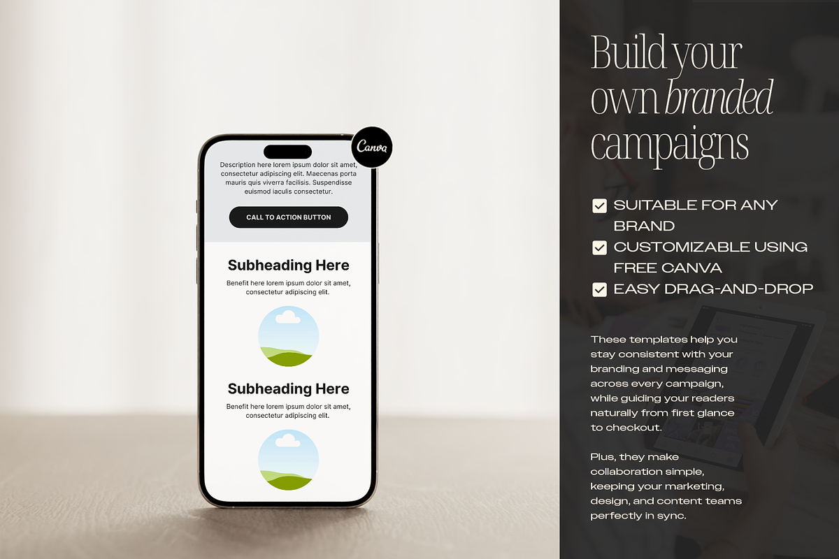 Email Wireframes Set 2, an Email Template by Creatif Foundry (Photo 6 of 8)