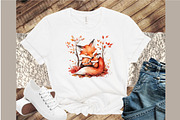 Cozy Fall Clipart, Fall Animals Clip, an Illustration by Sublimation Artist (Thumbnail 4 of 6)