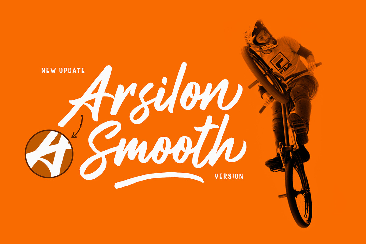 Arsilon (New Update Clean Version!), a Script Font by Dhan Studio (Photo 7 of 8)