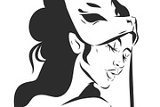 NEON YOKAI, a Decorative Illustration by Anastasy_helter (Thumbnail 9 of 18)