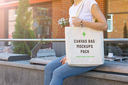 Canvas Bag Mockups - City Park Ed., a Shirt Mockup by BULBFISH (Thumbnail 12 of 14)
