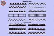 Procreate Scalloped Edge Brushes, a Brush Add-On by AlwaysBeColoring (Thumbnail 4 of 14)