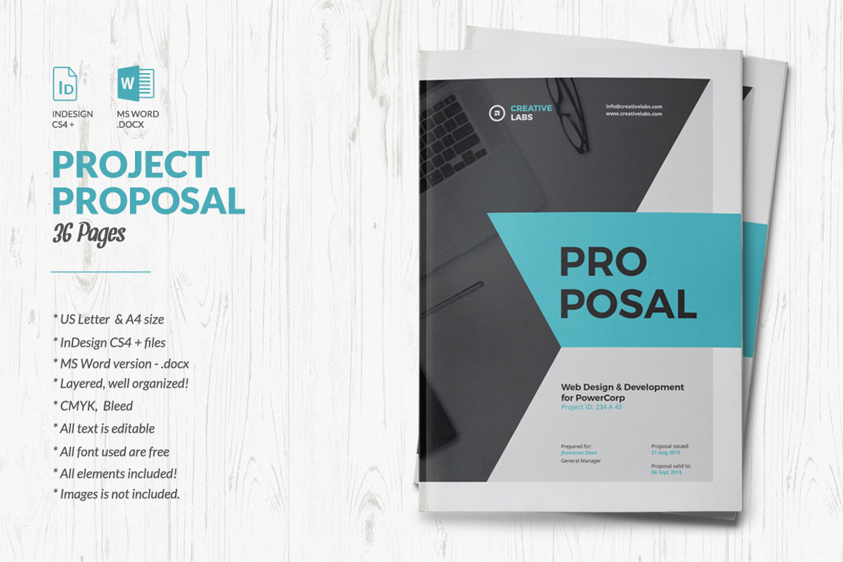 Proposal, a Brochure Template by Sabin (Photo 1 of 6)