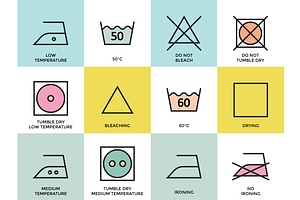 Clothing Labels And Laundry Symbols