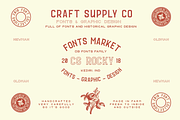 CS Rocky Font + Extras, a Sans Serif Font by Craft Supply Co. (Thumbnail 1 of 6)