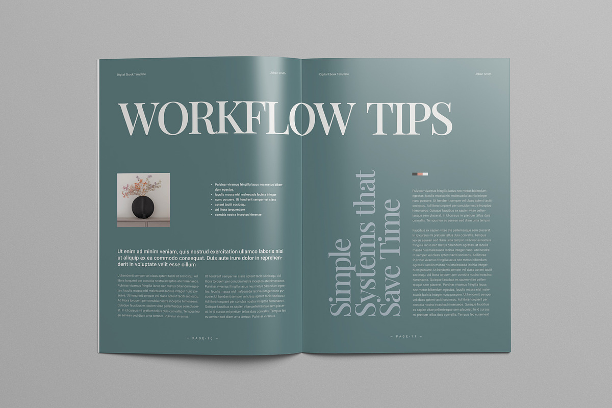 Ebook Design Template | Canva, a Brochure Template by HiveArts (Photo 6 of 9)
