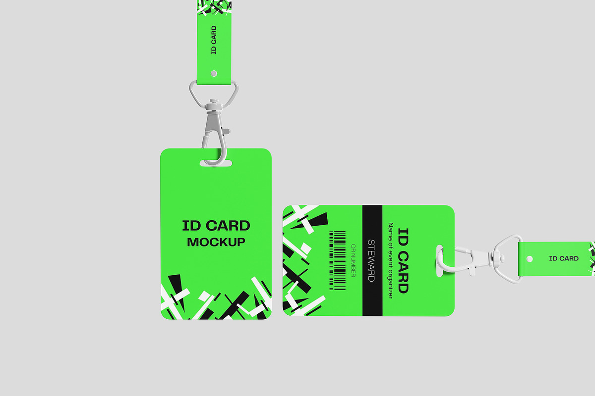 High Quality ID Card Mockup, an Advertising Mockup by safrizalstudio (Photo 3 of 5)