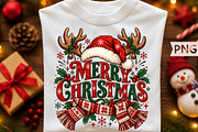 Merry Christmas Reindeer Antlers PNG, a Seasonal Illustration by Creative Art (Thumbnail 1 of 3)