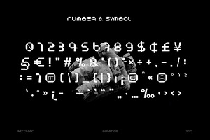 Necosmic - Futuristic Font