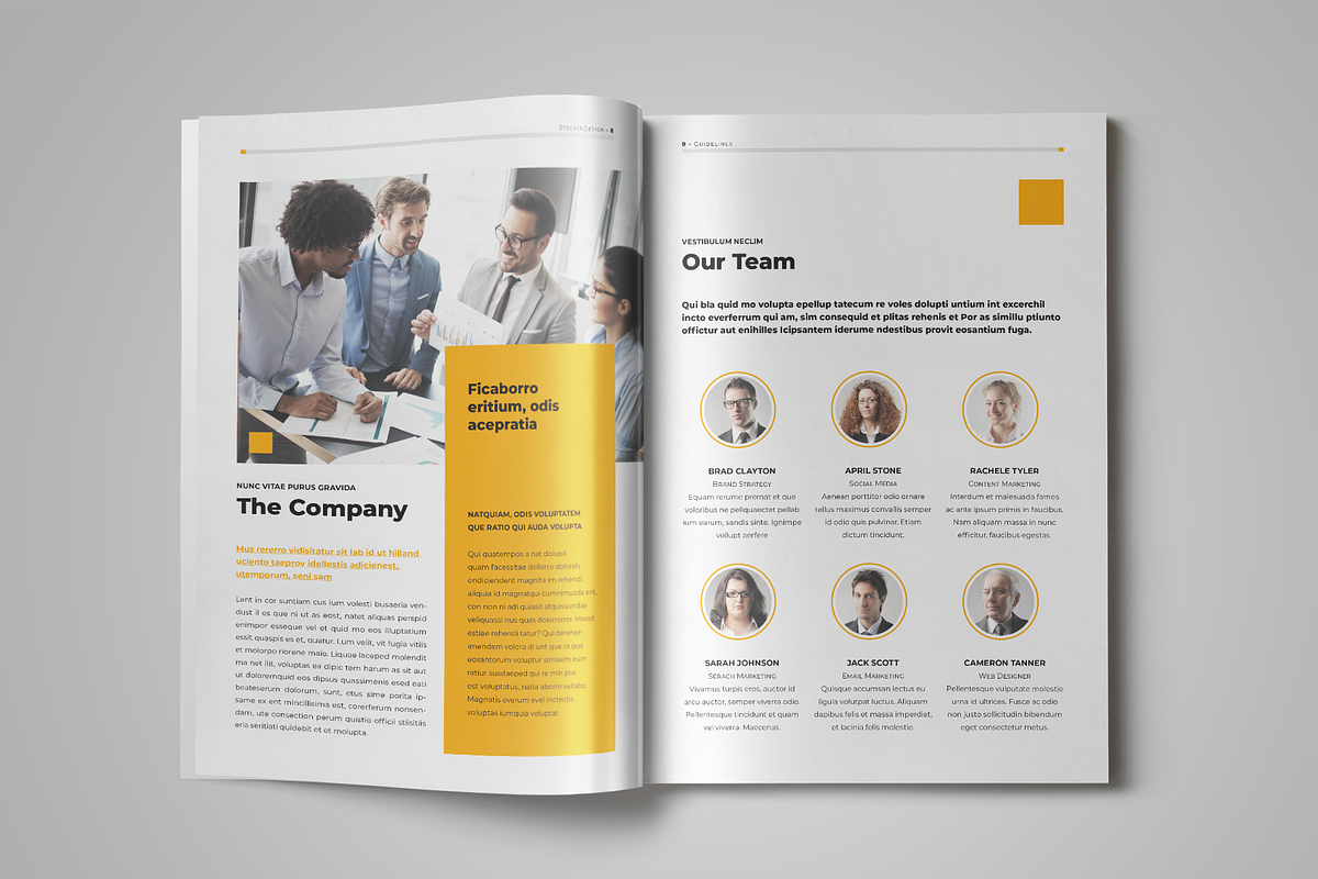 Employee Training Manual Template, a Brochure Template by StockInDesign (Photo 3 of 10)