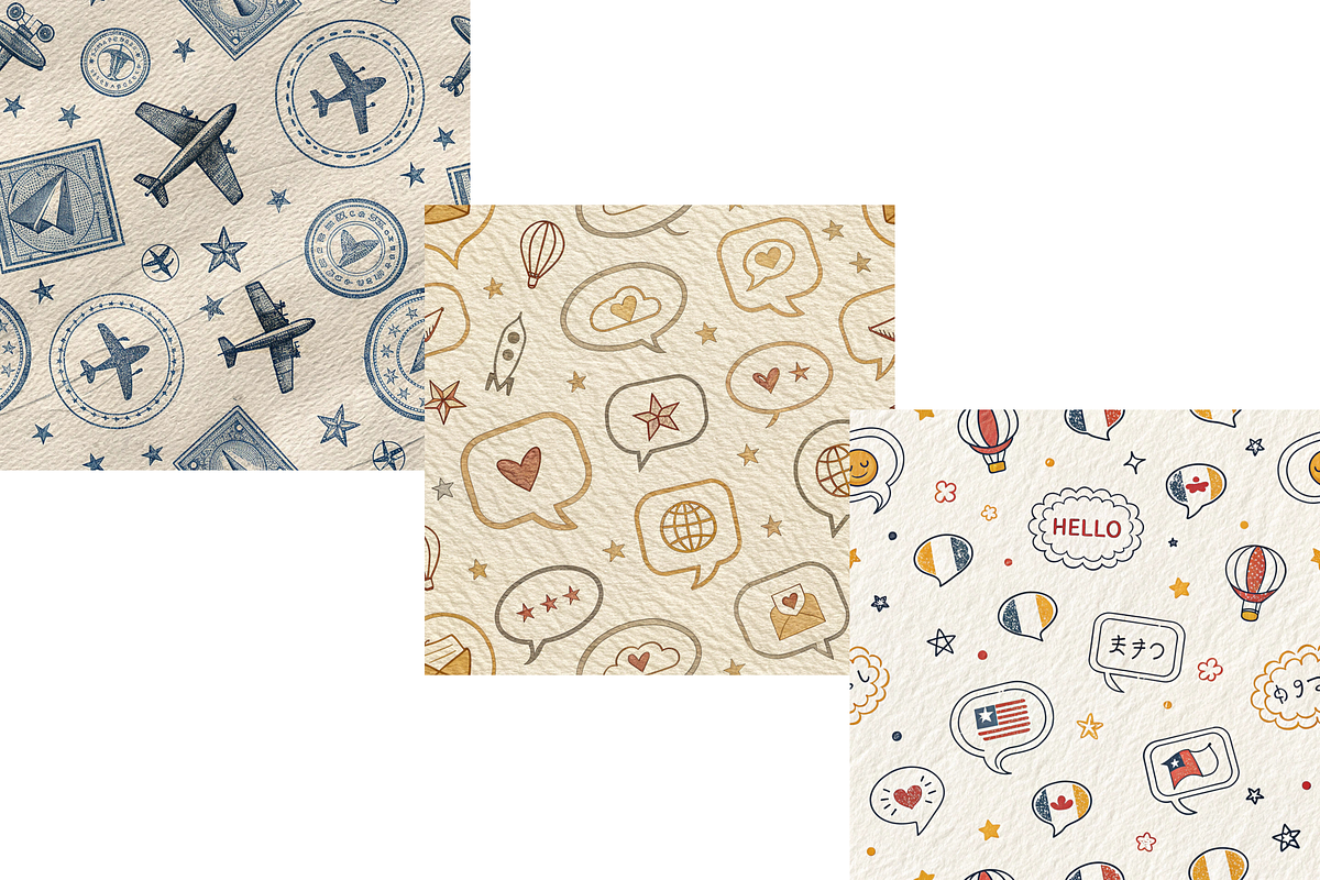 Global Scholar Seamless Pattern, a Pattern Graphic by FloridPrintables (Photo 4 of 12)