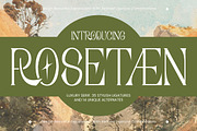 Rosetaen Luxury Serif, a Serif Font by operatype.co (Thumbnail 1 of 8)