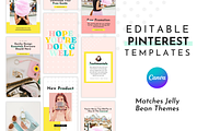 Cute Pinterest Templates for Canva, a Social Media Template by ltsdesigns (Thumbnail 1 of 3)